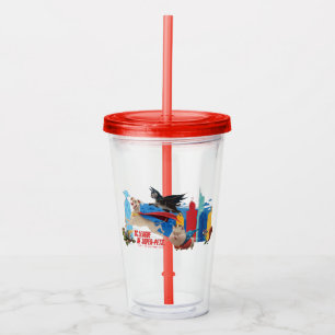 Vaso Acrílico SuperMascotas Patrullando Metropolis