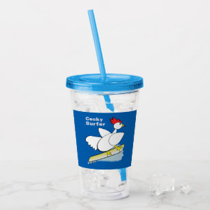 Vaso Acrílico Surfista de Cocky