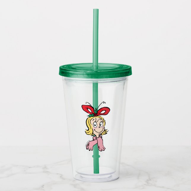 Vaso Acrílico Sweet Cindy Lou Who Portrait (Anverso)