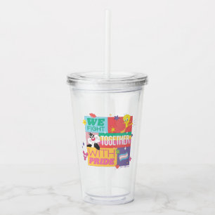 Vaso Acrílico SYLVESTER™ Y TWEETY™ Luchamos Conjuntamente Con E