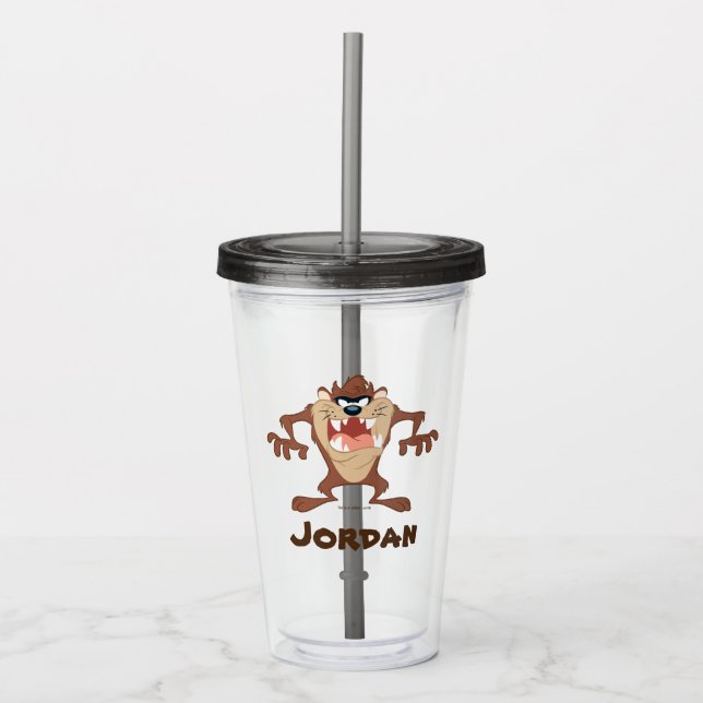 Vaso Acrílico TAZ™ Toothy Grin (Anverso)
