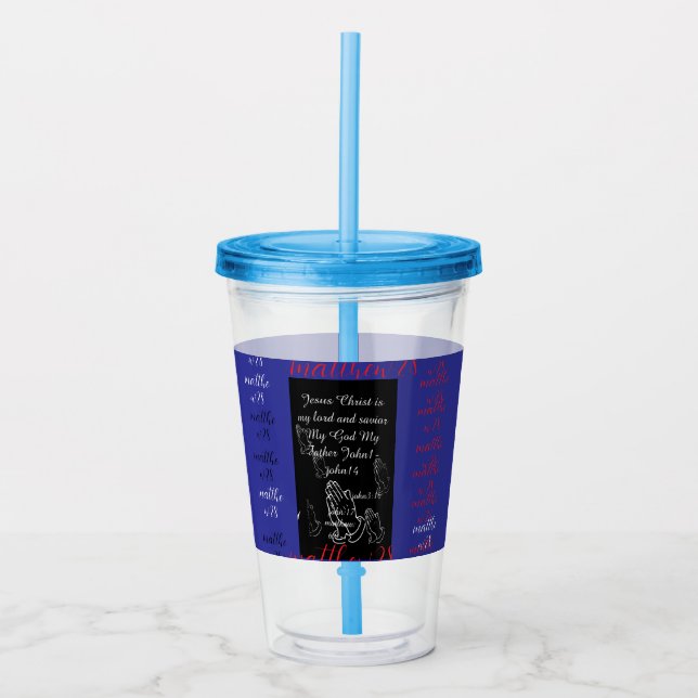 Vaso Acrílico Tazas del ministerio (Anverso)