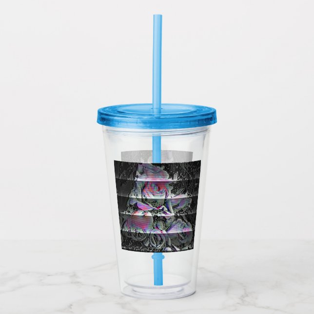 Vaso Acrílico Techno Bouquet (Anverso)