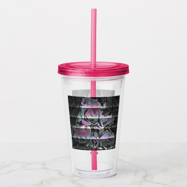 Vaso Acrílico Techno Bouquet Acrylic Tumbler (Anverso)