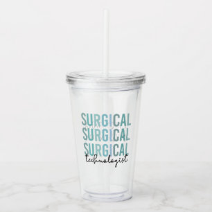 Vaso Acrílico Tecnología personalizado de Cirugía Quirúrgica Tec
