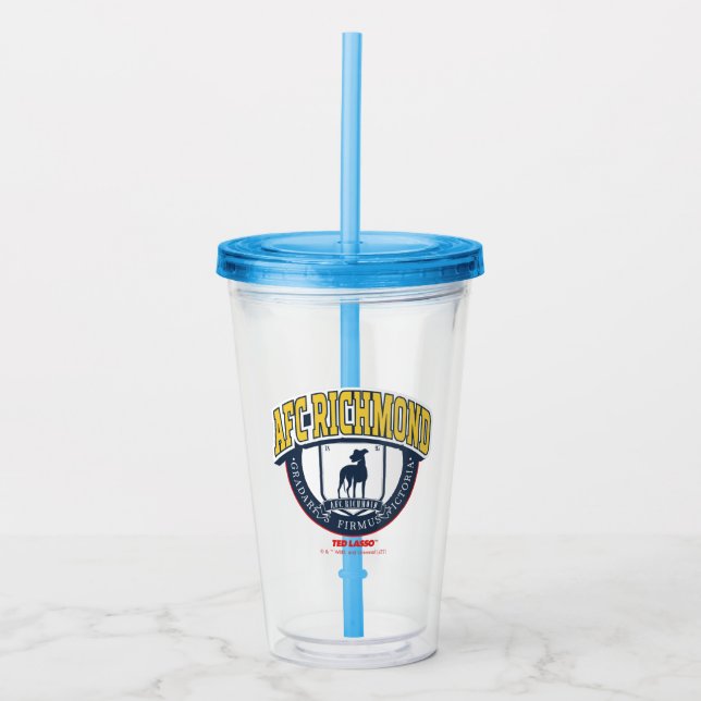 Vaso Acrílico Ted Lasso | AFC Richmond Athletic Circle Badge (Anverso)