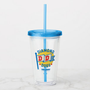 Vaso Acrílico Ted Lasso   Gráfica Pennant de Perros de Diamante