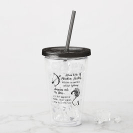 Vaso Acrílico Tempest of Shadows Brenda K Davies