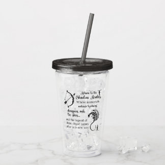 Vaso Acrílico Tempest of Shadows Brenda K Davies