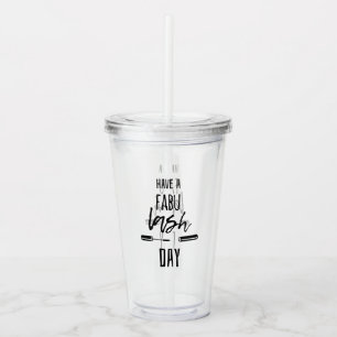 Vaso Acrílico Tenga un día del latigazo de Fabu