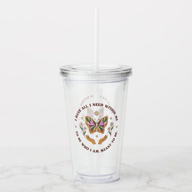 Vaso Acrílico Tengo Todo (Anverso)