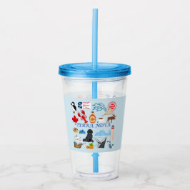 Vaso Acrílico Terra Nova Newfoundland