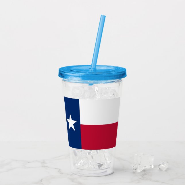 Vaso Acrílico Texas (Reverso (hielo))