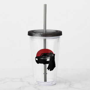 Vaso Acrílico The Batman & Batmobile Graphic