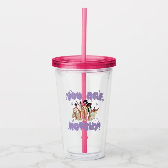 Vaso Acrílico The Muses - You Are Worthy Acrylic Tumbler (Anverso)