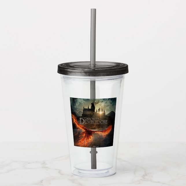 Vaso Acrílico The Secrets of Dumbledore Theatrical Poster (Anverso)