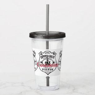 Vaso Acrílico Thunder_Cove, bebida pirata de ron picada
