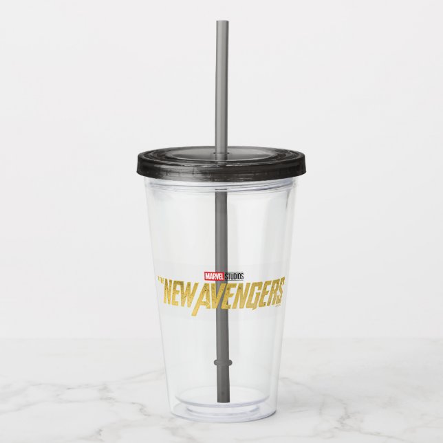 Vaso Acrílico Thunderbolts* | *The New Avengers Logo (Anverso)
