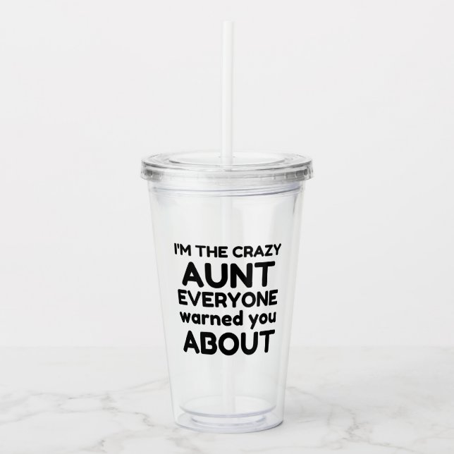 VASO ACRÍLICO TÍA DE LOCO (Anverso)