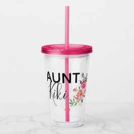 Vaso Acrílico Tía personalizada Cup