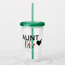 Vaso Acrílico Tía personalizada Cup