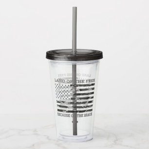Vaso Acrílico Tierra de los libres por el camuflaje urbano de lo