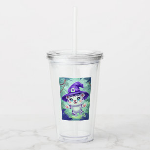 Vaso Acrílico Tigre de brujería mágica