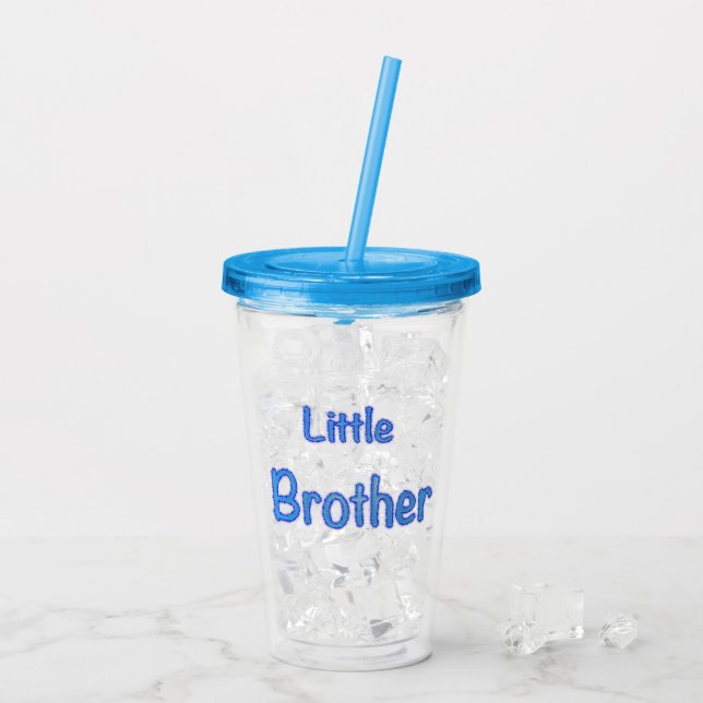Vaso Acrílico Tipografía de Little Brother (Reverso (hielo))