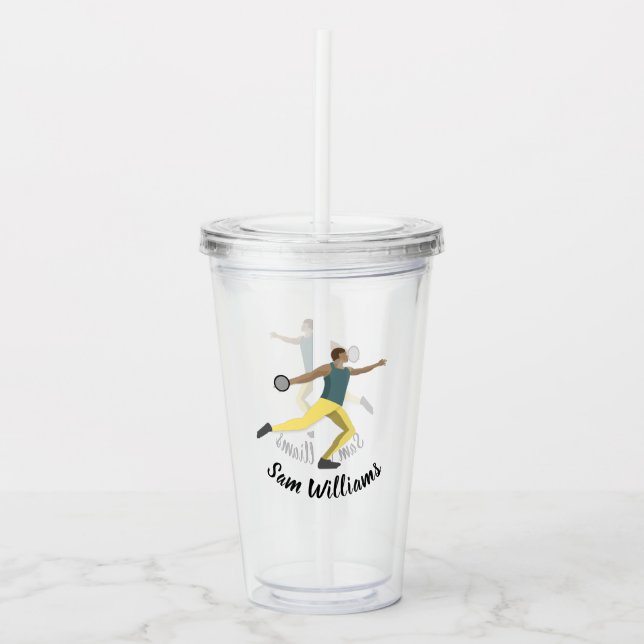 Vaso Acrílico Tiroteo de Discus (Anverso)