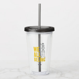 Vaso Acrílico Todos Pertenecemos