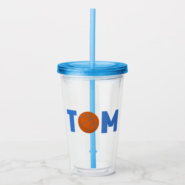 Vaso Acrílico Tom Basketball (Anverso)