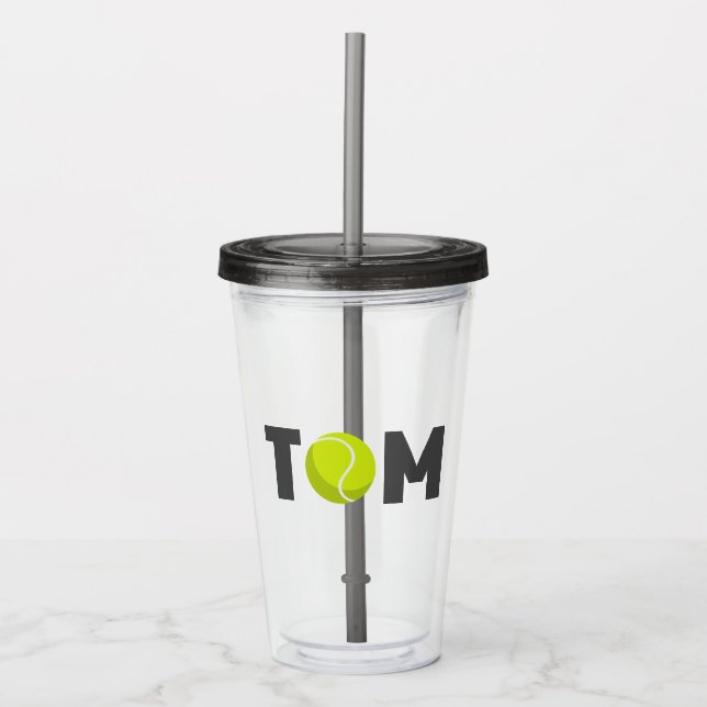 Vaso Acrílico Tom Tennis (Anverso)