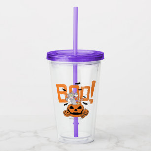 Vaso Acrílico Tom y Jerry Feliz Boo de Halloween
