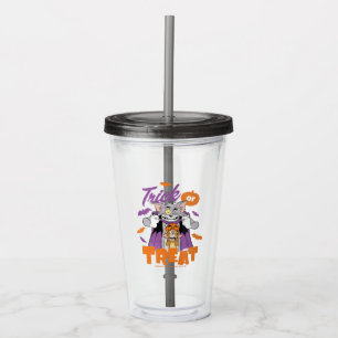 Vaso Acrílico Tom y Jerry  Trick o Trek