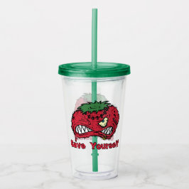 Vaso Acrílico Tomate malo del personalizable
