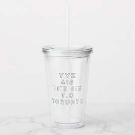 Vaso Acrílico Toronto es hogar - Tumbler