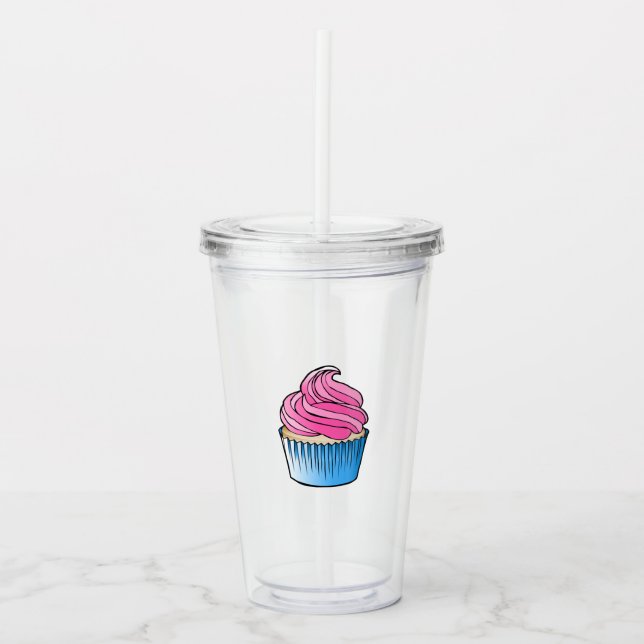 Vaso Acrílico Torta - Tumbler acrílico (Anverso)