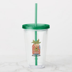Vaso Acrílico "¡Traigan orejeras!" Gráfico de Mandrake gritando