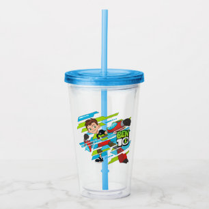 Vaso Acrílico Transformación del ADN de desbordamiento Ben 10