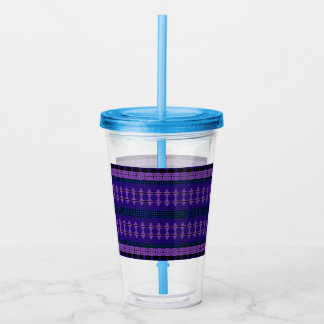 Vaso Acrílico Tréboles de cabezas de rosa