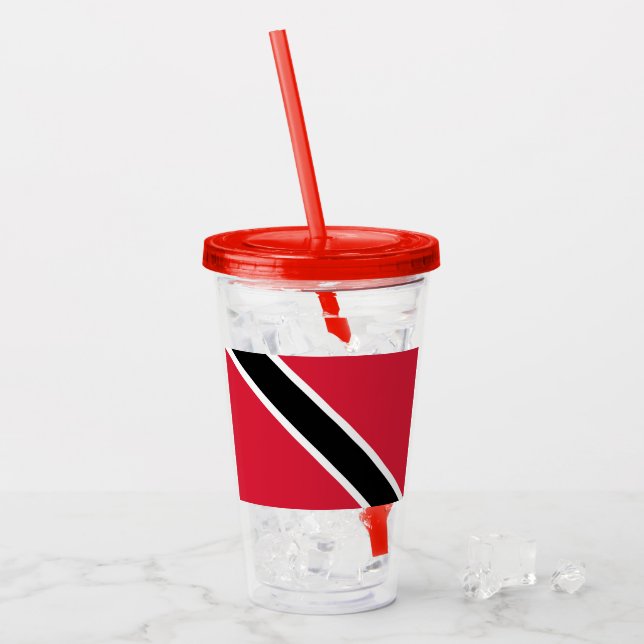 Vaso Acrílico Trinidad y Tobago (Anverso (hielo))