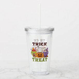 Vaso Acrílico Truco O Trato De Café Delight