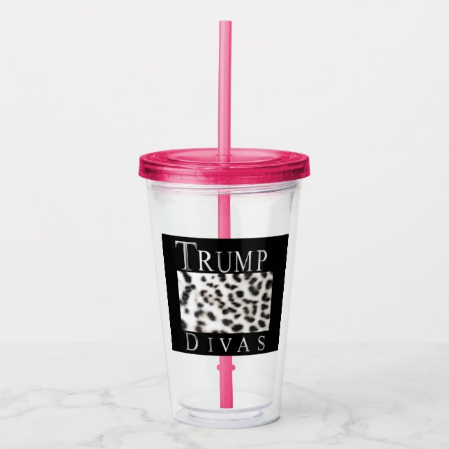 VASO ACRÍLICO TRUMP DIVAS (Anverso)