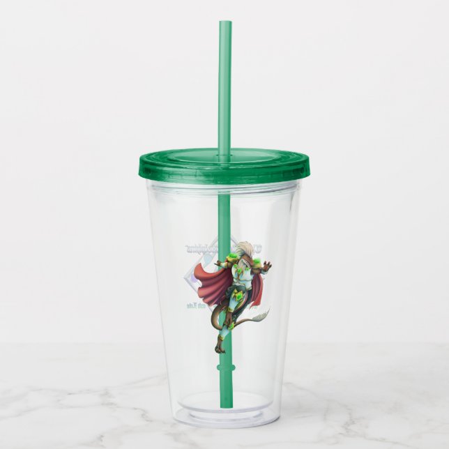 Vaso Acrílico TSDS: Justin Arisdale cubre Art Solo Earth (Anverso)