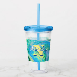 Vaso Acrílico Tumbler acrílico azul Aqua