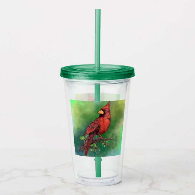 Vaso Acrílico Tumbler acrílico cardinal (Anverso)