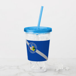 Vaso Acrílico Tumbler acrílico con bandera de Las Vegas