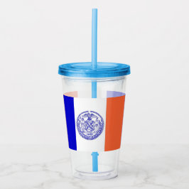 Vaso Acrílico Tumbler acrílico con bandera de Nueva York
