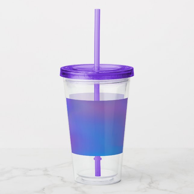 Vaso Acrílico Tumbler acrílico con diseño. (Anverso)
