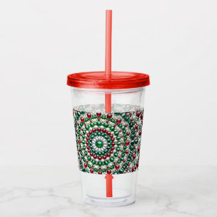 Vaso Acrílico Tumbler acrílico con diseño de colores italianos